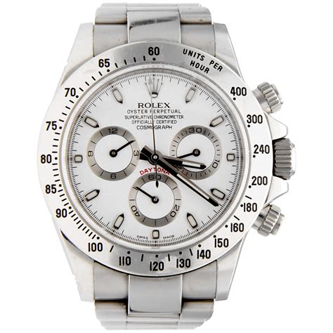 rolex daytona quadrante piccolo bianco